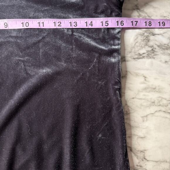 VTG Whimsical Fairy Grunge Dress Size 14 Womens XS Velvet Slit Y2K Made In USA - Picture 6 of 7